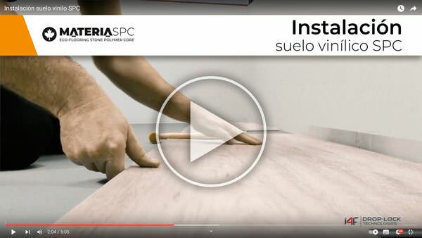 instalacion-suelo-vinilico click Cómo colocar el suelo vinilico laminado con sistema click patentado de i4F
